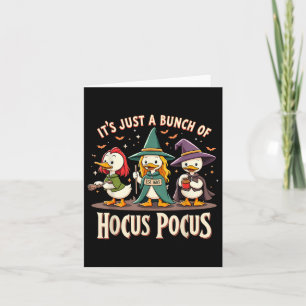 Schattige Duck Trio Witchy Hocus Pocus Halloween M Kaart