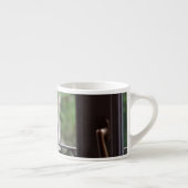 Schattige Duif Witte Duif Liefde & Vrede Symbool V Espresso Kop (Rechts)