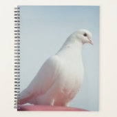 Schattige Duif Witte Duif Liefde & Vrede Symbool V Planner (Voorkant)