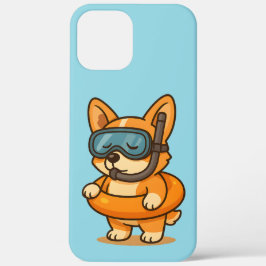 Schattige duiken Corgi - Grappige hondentelefoonho Case-Mate iPhone Case