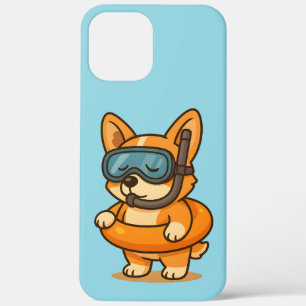 Schattige duiken Corgi - Grappige hondentelefoonho Case-Mate iPhone Case