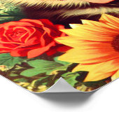 Schattige Duits Herder Puppy Schilderij Poster (Hoek)