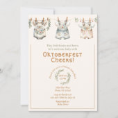 Schattige Duits Oktoberfest Baby shower Kaart (Voorkant)