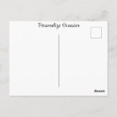  Schattige Duits Shepard Puppy Hondenportret Briefkaart (Achterkant)