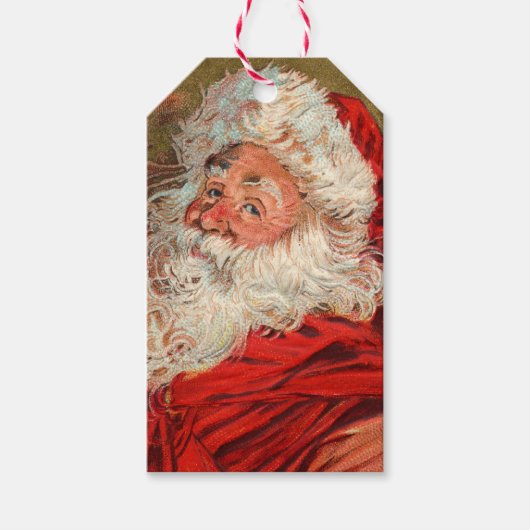 Schattige Duits Sinterklaas Kerstcadeau Tags Cadeaulabel (Voorkant)