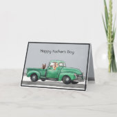 Schattige Duitse Herder Vaderdag Kaart (Voorkant)