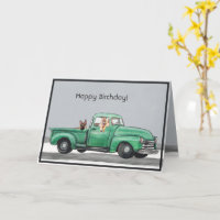 Schattige Duitse Herder Waterverf Verjaardag