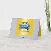 Schattige Duitse Herder Waterverf Verjaardag Kaart (Achterkant)