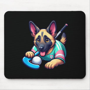 Schattige Duitse Herdershond Veldhockey Puppy Masc Muismat