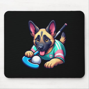 Schattige Duitse Herdershond Veldhockey Puppy Masc Muismat