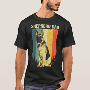 Schattige Duitse Herdersvader Voor Mannen Vader Ho T-shirt
