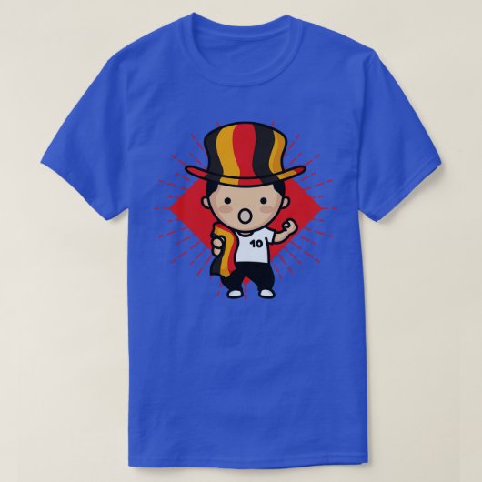Schattige Duitsland Fan Duitse Kawaii Schattigee S T-shirt (Design voorkant)