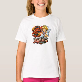 Schattige Duivel & Engel Valentijnsdag Liefdesontw T-shirt
