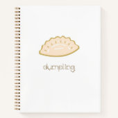 Schattige Dumpling Notitieboek (Voorkant)