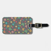 Schattige dunneddderige, kleurrijke vlinders bagagelabel (Voorkant horizontaal)