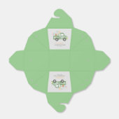 Schattige Dusky Green Any Age Verjaardagsfeestje Bedankdoosjes (Uitgevouwen)