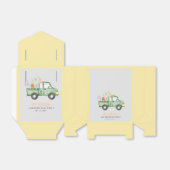 Schattige Dusky Green Any Age Verjaardagsfeestje Bedankdoosjes (Uitgevouwen)