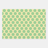 Schattige Dusky Green Any Age Verjaardagsfeestje Inpakpapier Vel (Voorkant 3)