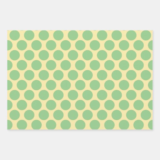 Schattige Dusky Green Any Age Verjaardagsfeestje Inpakpapier Vel (Voorkant 3)