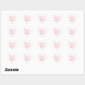 Schattige Dwaas Gans Hart Valentijn Sticker (Vel)