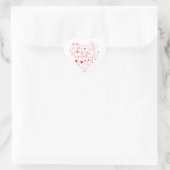 Schattige Dwaas Gans Hart Valentijn Sticker (Tas)