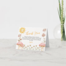Schattige Dwaze Gans Baby Shower bedankkaart