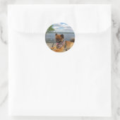 Schattige dwerghond sticker (Tas)