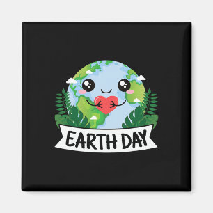 Schattige Earth Day Planet Natuur Lover Kawaii Magneet