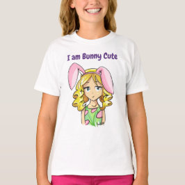 Schattige Easter Bunny Girl Design, Cool Easter T- T-shirt