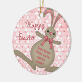 Schattige Easter Bunny Rabbit Easter Ornament (Links)