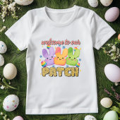 Schattige Easter Bunny T-shirt, Welkom op onze pat T-shirt