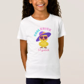 Schattige EASTER Cool Chick Jonge Meisjes T-shirt (Voorkant)