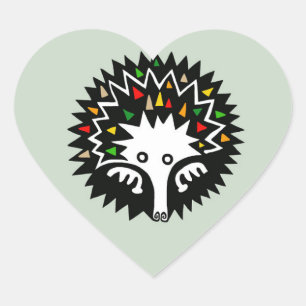 Schattige ECHIDNA - Aussie wilde dieren - monotrem Hart Sticker