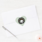 Schattige ECHIDNA - Aussie wilde dieren - monotrem Hart Sticker (Envelop)