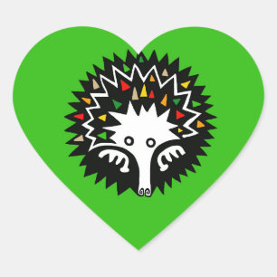 Schattige ECHIDNA - Aussie wilde dieren - monotrem Hart Sticker