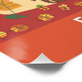 Schattige & educatief 4 seizoenen ontwerp perfect poster (Hoek)