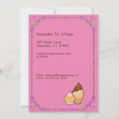 Schattige eekhoorn Birthday  Kaart (Achterkant)