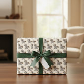 Schattige eekhoorn inpakpapier vel