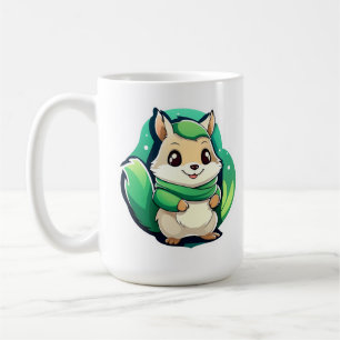 Schattige eekhoorn koffiemok