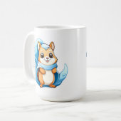 Schattige eekhoorn koffiemok (Voorkant links)