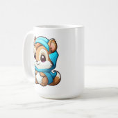 Schattige eekhoorn koffiemok (Voorkant links)
