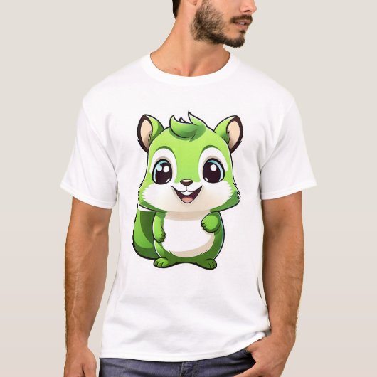 Schattige eekhoorn t-shirt (Voorkant)