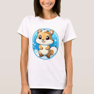 Schattige eekhoorn t-shirt