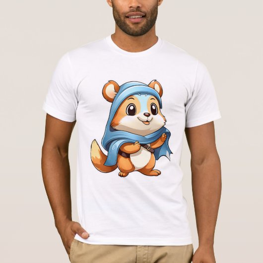 Schattige eekhoorn t-shirt (Voorkant)