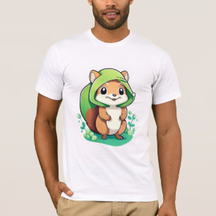 Schattige eekhoorn t-shirt