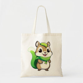 Schattige eekhoorn tote bag
