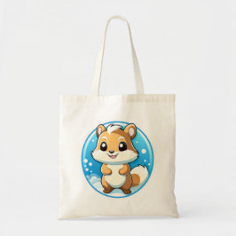 Schattige eekhoorn tote bag