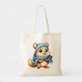 Schattige eekhoorn tote bag