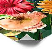 Schattige eekhoorn viert verjaardag poster (Hoek)