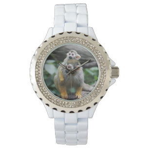 Schattige eekhoornaap horloge